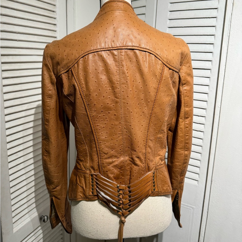 ASO SERENA VAN DER WOODSEN LEATHER JACKET - Picture 16 of 16
